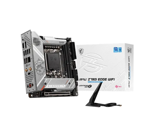 MSI MPG Z790I EDGE WIFI - moderkort - Intel Z790 - Intel LGA1700 - sockel - DDR5 RAM - Mini-ITX