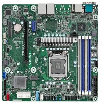 ASRock Rack E3C252D4U - moderkort - micro ATX - LGA1200 - C252 - Intel C252 - Intel LGA1200 - DDR4 RAM - Micro-ATX